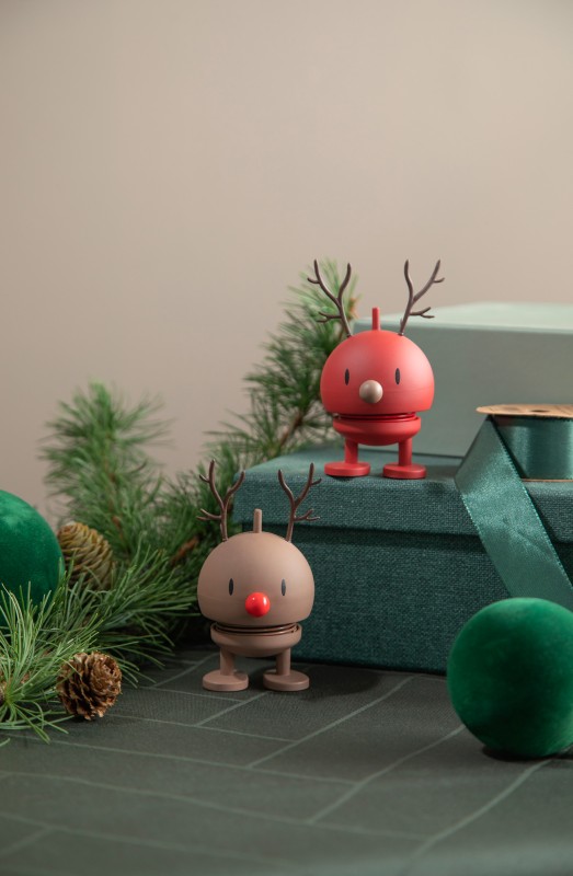 Figurka Hoptimist Reindeer Bumble S wiśniowy 26169