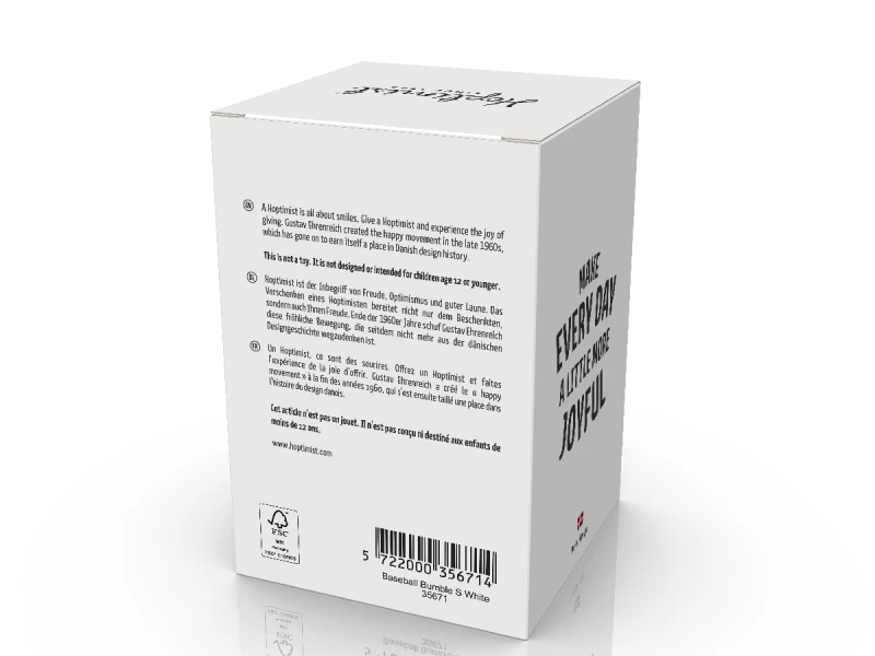 Hoptimist Bumble S Baseball White 35671