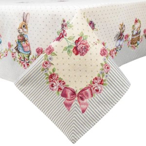 Limaso, obrus z tkaniny gobelinowej(tkany maszynowo) - OVAL 1292GR-240, 137x240 cm