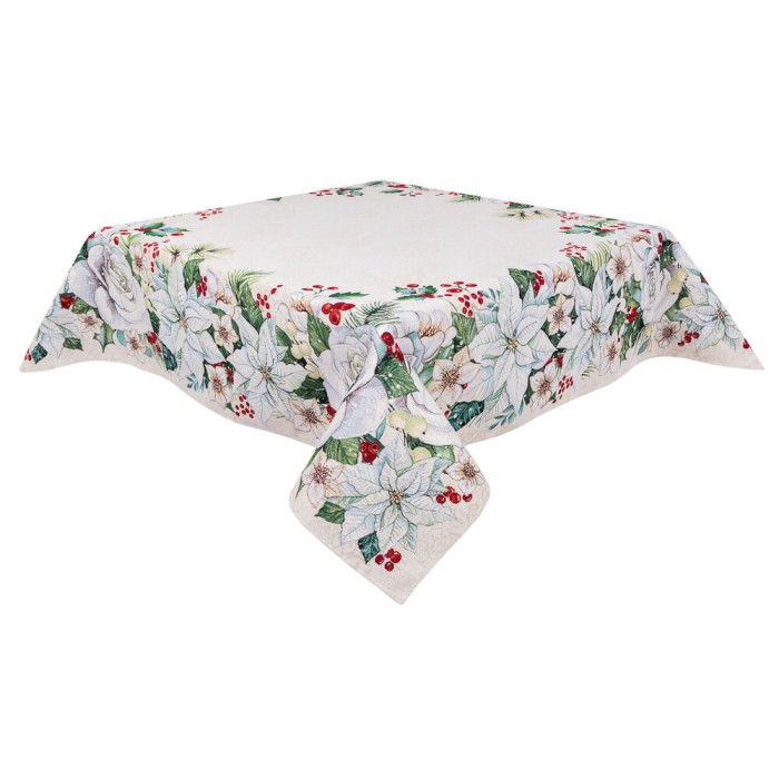 Limaso, obrus z tkaniny gobelinowej(tkany maszynowo) - OTILIA-137, 137x137 cm