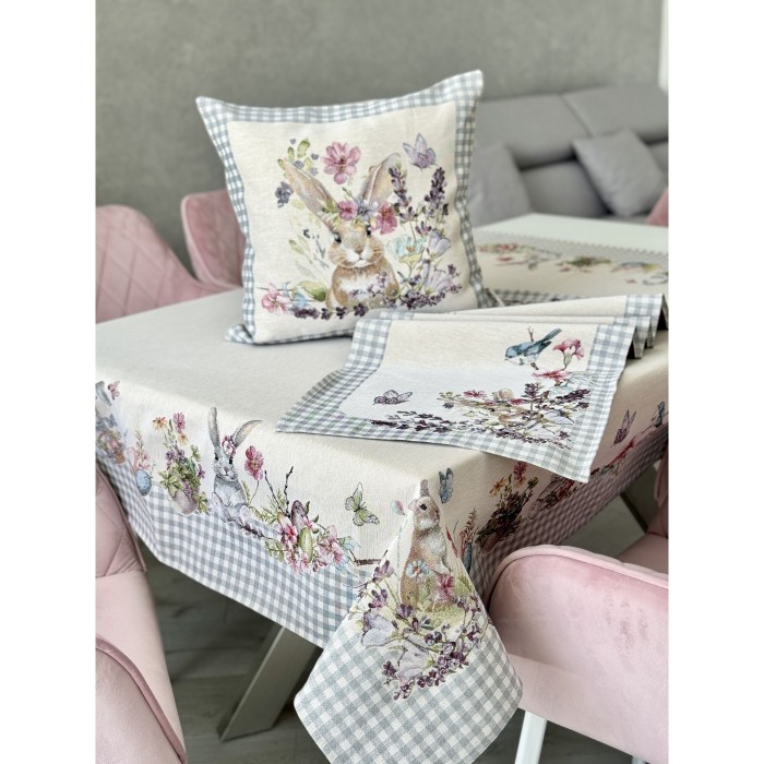 Limaso, obrus z tkaniny gobelinowej(tkany maszynowo) - RUNNER1248GR-100, 97x100cm