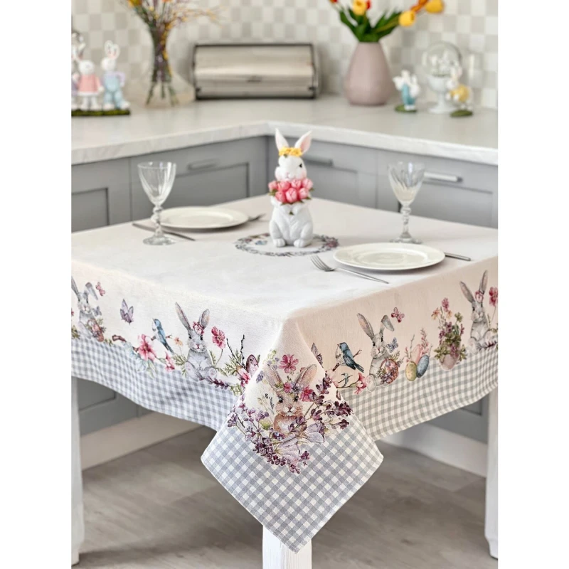 Limaso, obrus z tkaniny gobelinowej(tkany maszynowo) - RUNNER1248GR-240, 137x240 cm