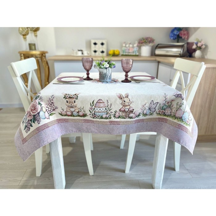 Limaso, obrus z tkaniny gobelinowej(tkany maszynowo) - G-35244-180 137x180 cm