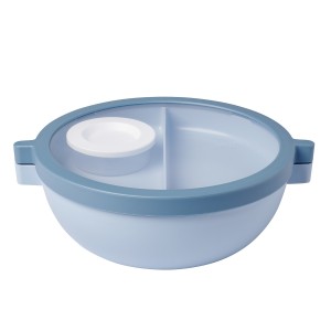 Miska Lunch Box z pokrywką i dodatkowym pojemnikiem Vita Nordic Blue 105830015700