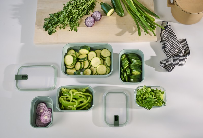 Zestaw trzech pojemników EasyClip 2.0 2x700ml + 1500ml Black