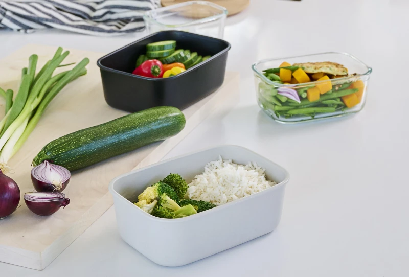 Zestaw trzech pojemników EasyClip 2.0 2x700ml + 1500ml Black