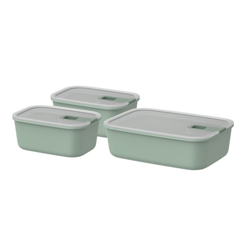 Zestaw trzech pojemników EasyClip 2.0 2x700ml + 1500ml Sage