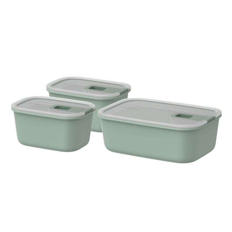 Zestaw trzech pojemników EasyClip 2.0 2x450ml + 1000ml Sage