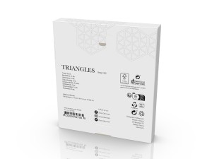 Podkładki pod naczynia 3 szt. Triangles Rosema/Matc/Taupe 32708