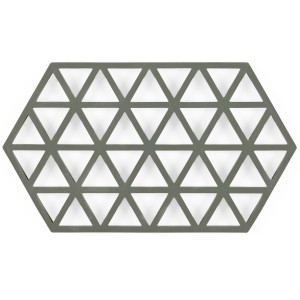 Podkładka pod naczynia Triangles 24 cm Olive Green 24360