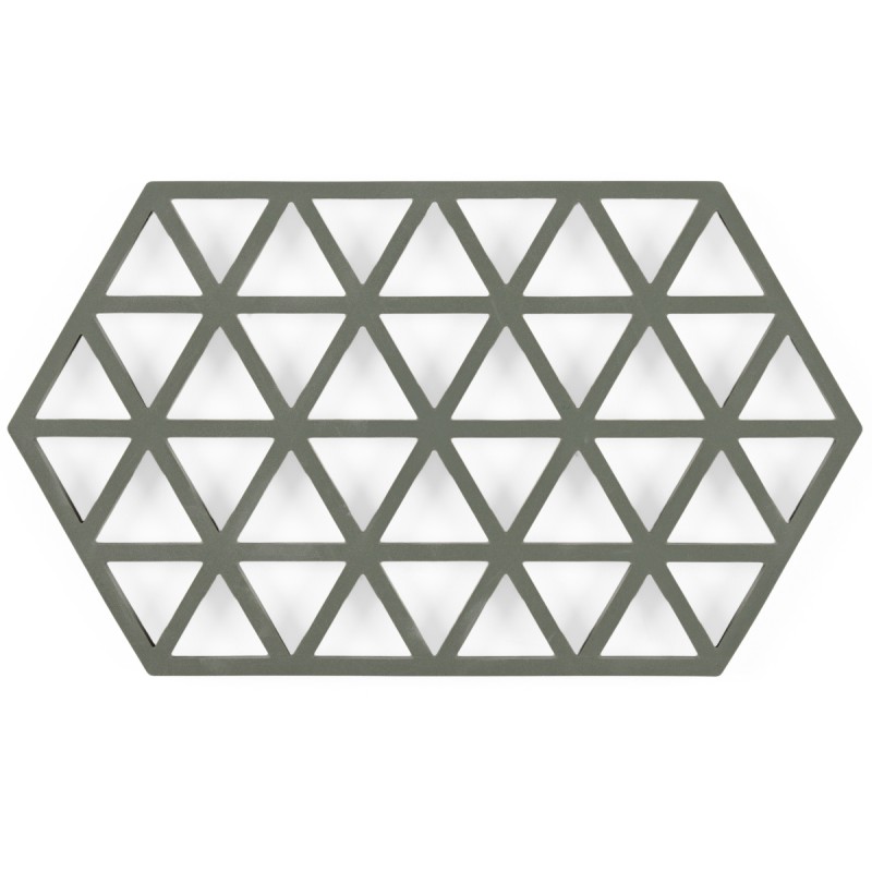 Podkładka pod naczynia Triangles 24 cm Olive Green 24360