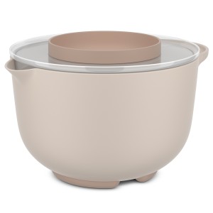 Miska do miksowania z pokrywą odporną na rozchlapywanie Chef It 3000 ml Chalk 102306031500