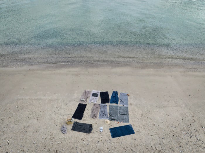 Zestaw ręczników łazienkowych 4 sztuki Classic Gull Grey 34660