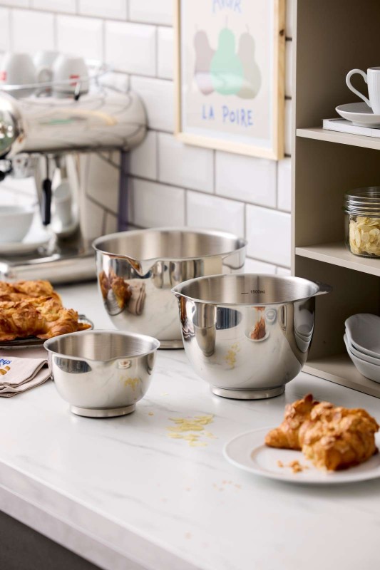 Zestaw misek kuchennych 3szt Steel 23921