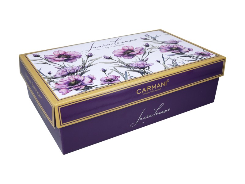 Carmani, filiżanka 220ml + spodek -LAURA LOZANO/Lady`s Floral Symphony