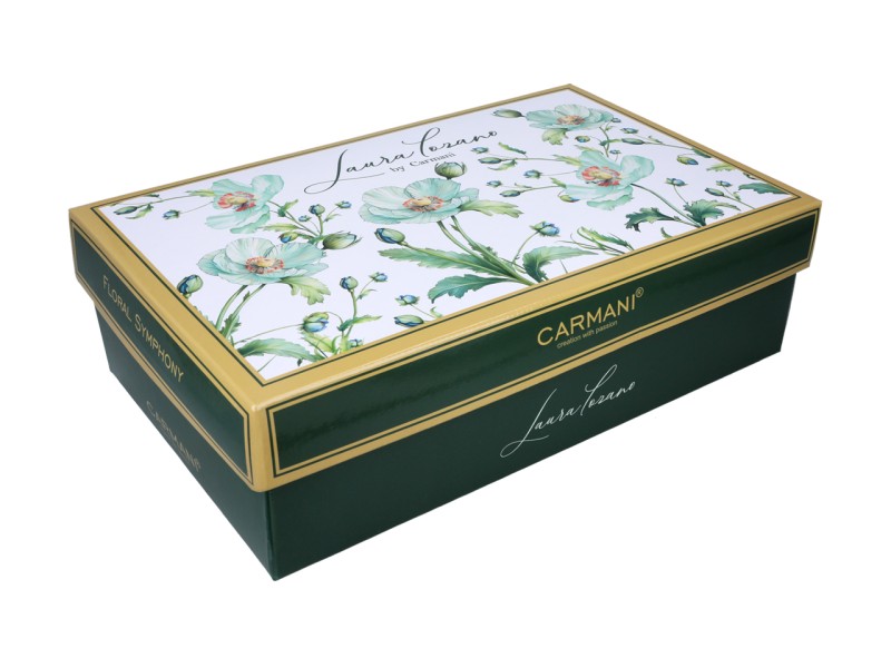 Carmani, filiżanka 220ml + spodek -LAURA LOZANO/Lady`s Floral Symphony