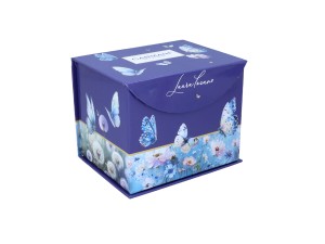 Carmani, porcelanowy kubek-nocniczek 430ml  - LAURA LOZANO/Motyl