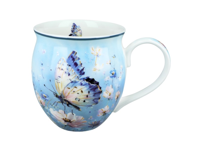 Carmani, porcelanowy kubek-nocniczek 430ml  - LAURA LOZANO/Motyl