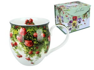 Carmani, porcelanowy kubek-nocniczek 430ml  - LAURA LOZANO/ Pnącza