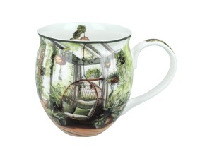 Carmani, porcelanowy kubek-nocniczek 430ml  - LAURA LOZANO/Ogród zimowy