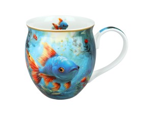 Carmani, porcelanowy kubek-nocniczek 430ml  - LAURA LOZANO/Rafa koralowa