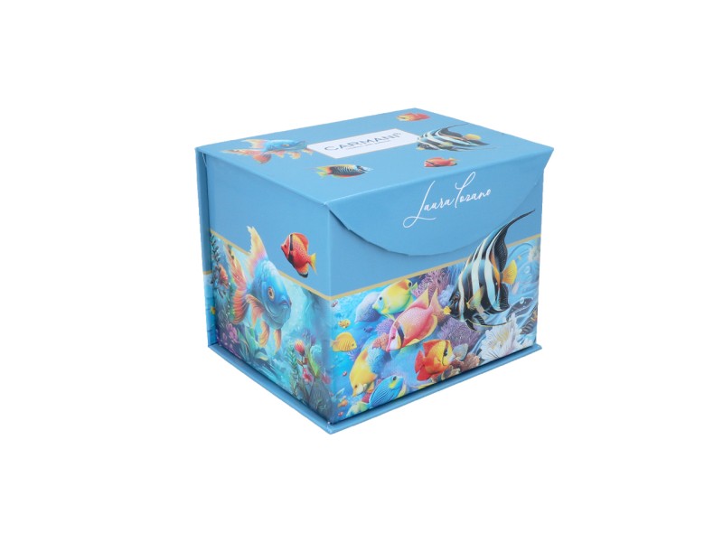 Carmani, porcelanowy kubek-nocniczek 430ml  - LAURA LOZANO/Rafa koralowa