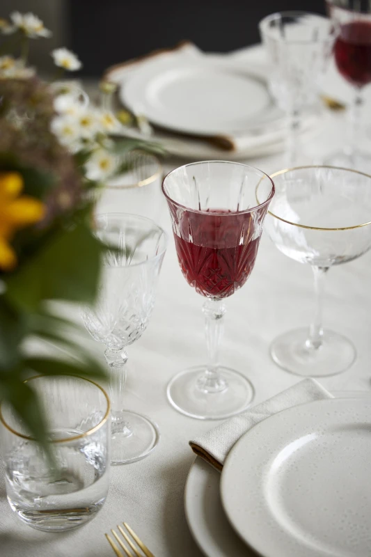 Kieliszki do czerwonego wina ze szkła kryształowego Melodia 270 ml 4 sztuki 916098