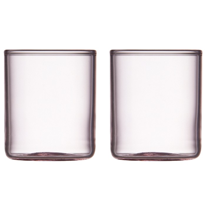 Kieliszki do wódki Torino 55 ml 2 sztuki różowe 30202