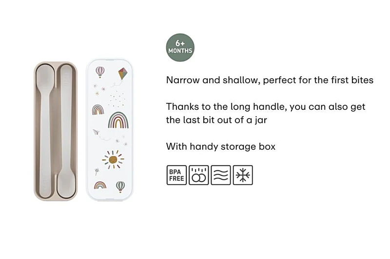 2 Łyżki do karmienia Mio Sunshine &amp; Rainbow 108032065245