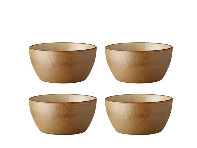 Zestaw misek 4sz. 12cm Wood/Sand Stoneware 28090