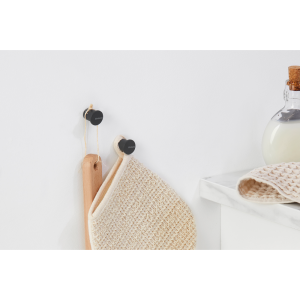 Haczyki na ręczniki 2 szt.,szare