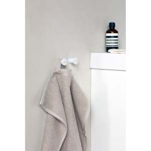 Haczyki na ręczniki 2szt., białe
