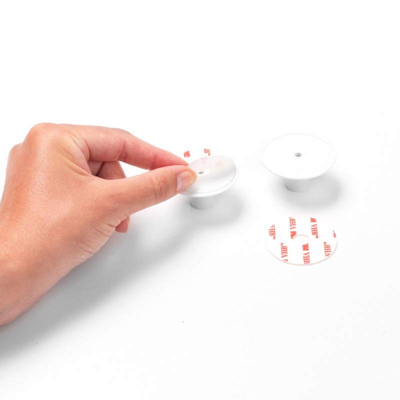 Haczyki na ręczniki 2 szt., białe