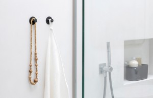 Haczyki na ręczniki 2 szt., czarne