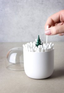 Pojemnik na patyczki do uszu Winter Time
