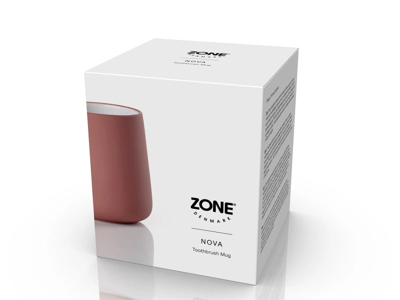 Kubek na szczoteczki do zębów Peach Red Nova