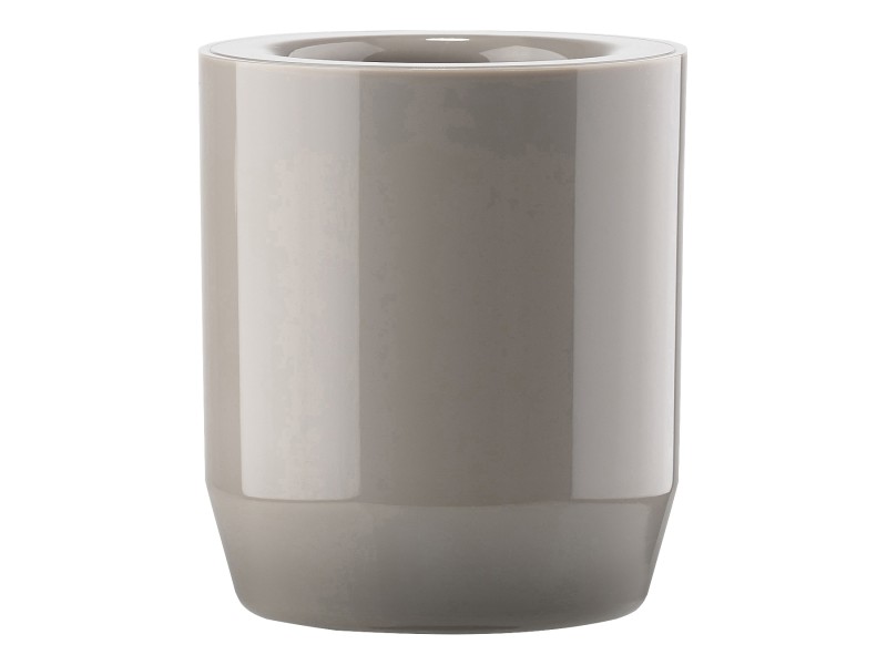 Kubek na szczoteczki do zębów 9 cm Suii Taupe