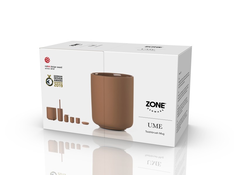 Kubek na szczoteczki do zębów Ume Terracotta