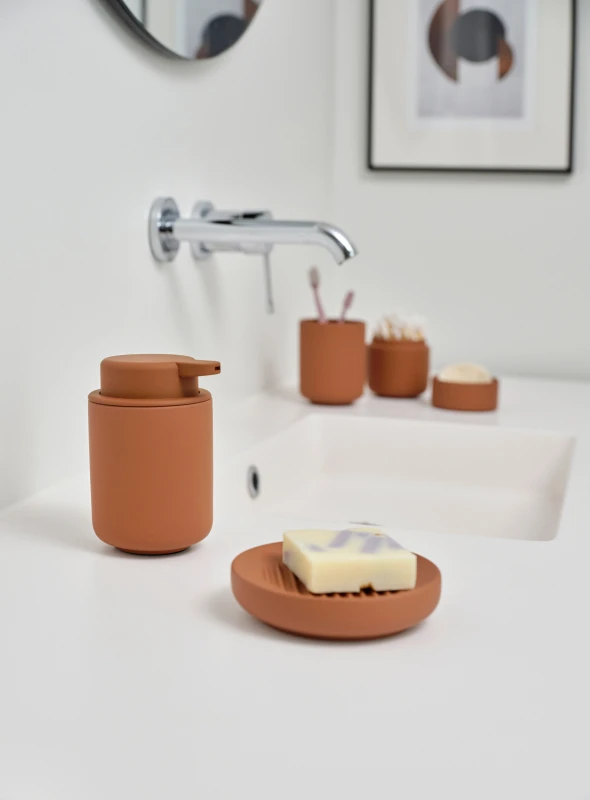 Kubek na szczoteczki do zębów Ume Terracotta