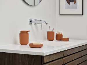 Kubek na szczoteczki do zębów Ume Terracotta