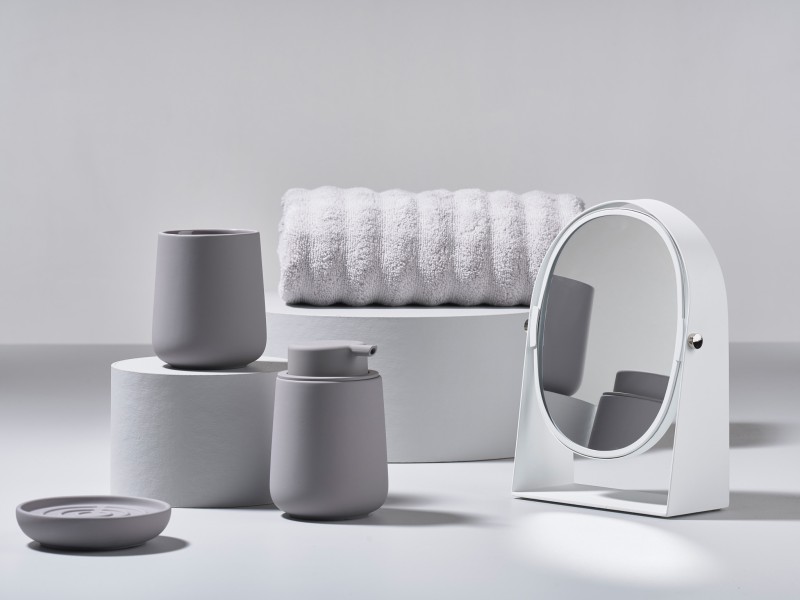 Kubek na szczoteczki do zębów Nova One Grey