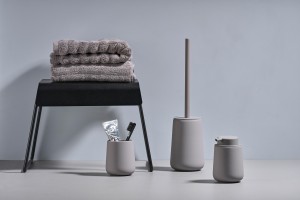 Kubek na szczoteczki do zębów Nova One Grey