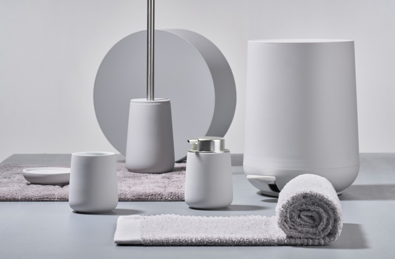 Kubek na szczoteczki do zębów Nova Soft grey