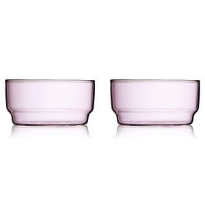 Miski Torino 12 cm 2 sztuki różowe