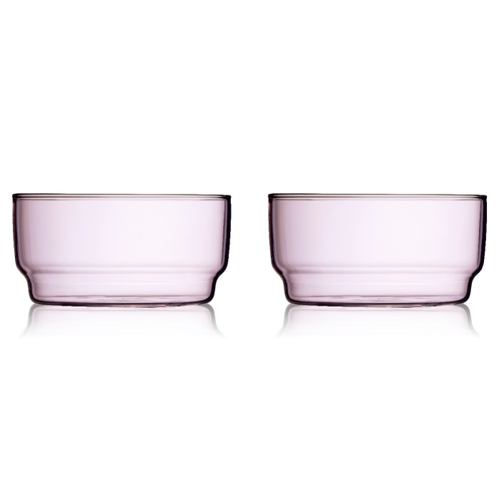 Miski Torino 12 cm 2 sztuki różowe