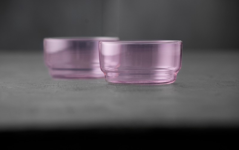 Miski Torino 12 cm 2 sztuki różowe