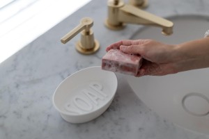 Mydelniczka biała Soap Organic
