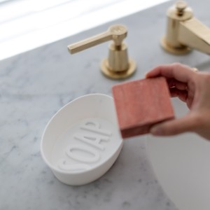 Mydelniczka biała Soap Organic