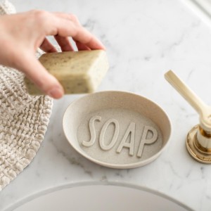 Mydelniczka biała Soap Organic