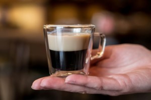 Zestaw 2 filiżanek do espresso z podwójną ścianką Diva 80 ml, szkło